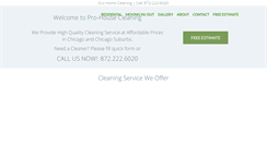 Desktop Screenshot of pro-housecleaning.com